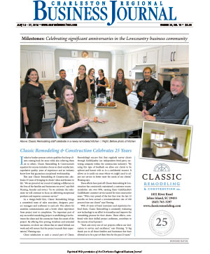 Classic Remodeling & Construction Celebrates 25 Years