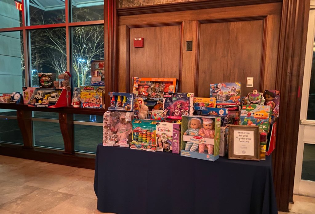 Toys for Tots donation